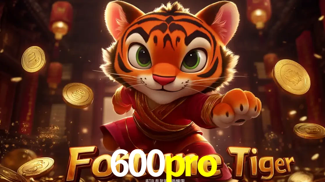 O carismático mascote do jogo de slot Fortune Tiger, um tigre fofo em pose de artes marciais, pronto para trazer sorte e multiplicadores de ganhos no cassino online 600pro.